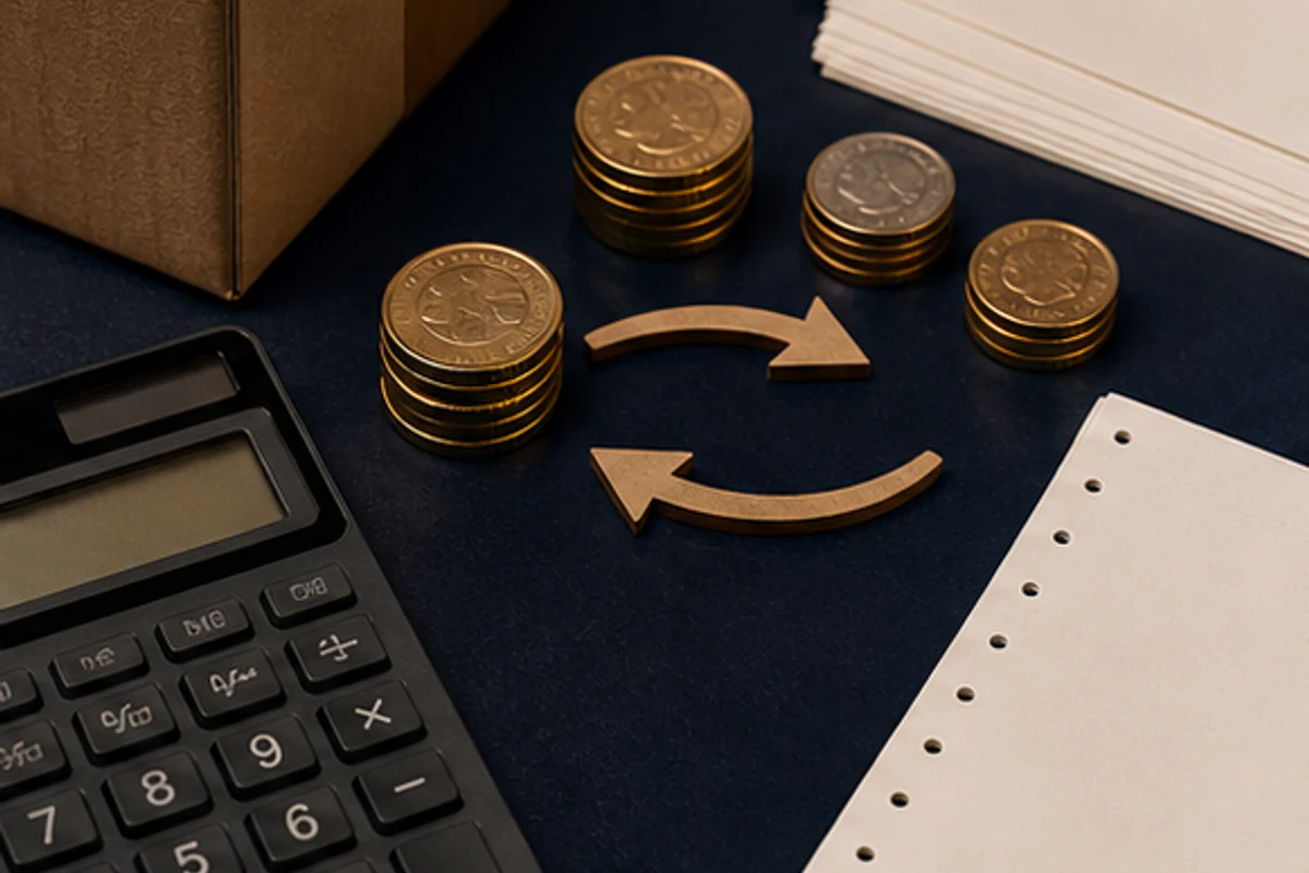 Calculate marketplace total cost and currency conversion